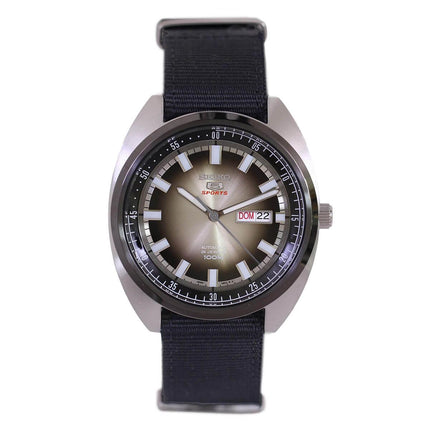 Seiko Men's Automatic Watch - 5 Sports Turtle Black Nylon Strap Watch | SRPB23K1 ,