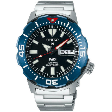 Seiko Men's Automatic Watch - Prospex Padi Monster Black Dial Barcelet | SRPE27K1 ,