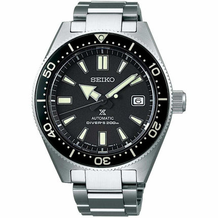 Seiko Men's Automatic Watch - Prospex Power Reserve Black Dial Bracelet | SPB051J1 ,