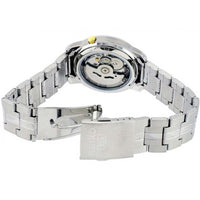 Seiko Men's Automatic Watch - Series 5 Day-Date White Dial Steel Bracelet | SNKL77K1 ,
