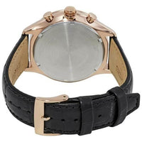 Seiko Men's Chronograph Watch - Core Solar Black Dial Leather Strap | SSC566 ,