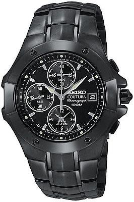 Seiko Men's Coutura Alarm Chronograph Watch SNAC41 ,