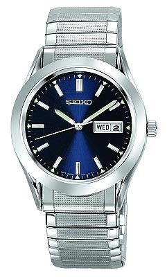 Seiko Men's Day Date Flex Band Watch SGF799 ,