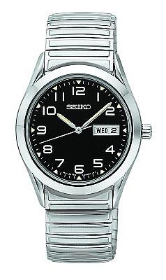 Seiko Men's Day Date Flex Band Watch SGG739 ,