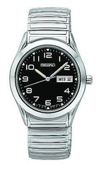 Seiko Men's Day Date Flex Band Watch SGG739