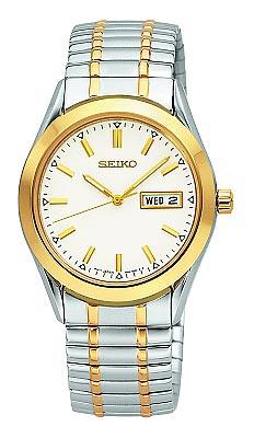 Seiko Men's Day Date Flex Band Watch SGG742 ,