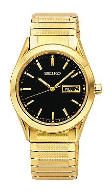 Seiko Men's Day Date Flex Band Watch SGG744 ,