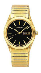 Seiko Men's Day Date Flex Band Watch SGG744