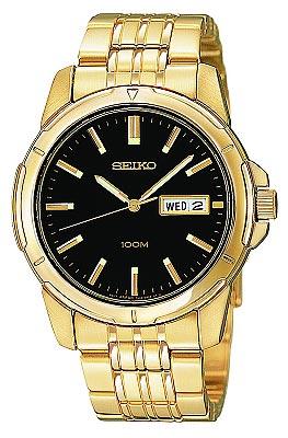 Seiko Men's Day Date Quartz Watch SGG788 ,