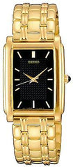 Seiko Men's Gold Plated Quartz Watch SFWL86