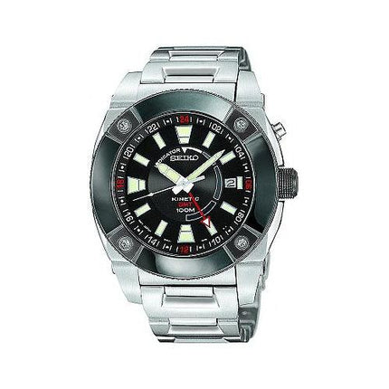 Seiko Men's Kinetic GMT Watch SUN005 ,