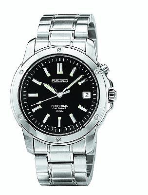 Seiko Men's Perpetual Calendar Watch SNQ007 ,