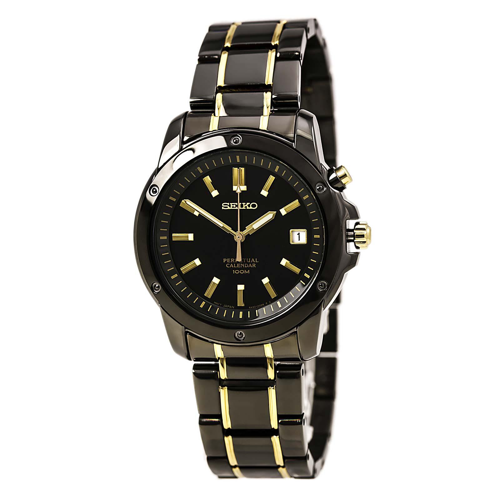 Seiko Men's Perpetual Calendar Watch SNQ045