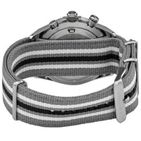 Seiko Men's Quartz Watch - Discover More Chronograph White Dial Nylon Strap | SSB401P1 ,