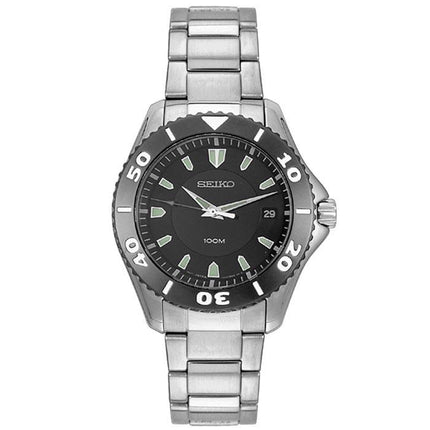 Seiko Men's Stainless Steel Quartz Watch SGEB75 ,
