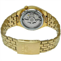 Seiko Men's Watch - 5 Sports Automatic Black Dial Yellow Gold Bracelet | SNKL66K1 ,
