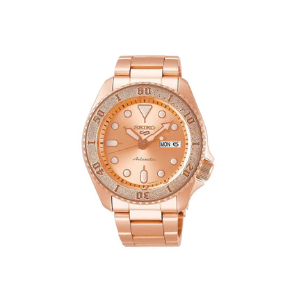Seiko Men's Watch - 5 Sports SKX Street Style Automatic Rose Gold Bracelet | SRPE72K1 ,