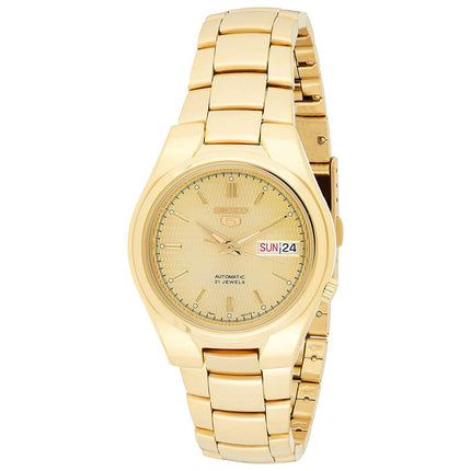 Seiko Men's Watch - Automatic Yellow Gold Stainless Steel Bracelet | SNK610K1 ,