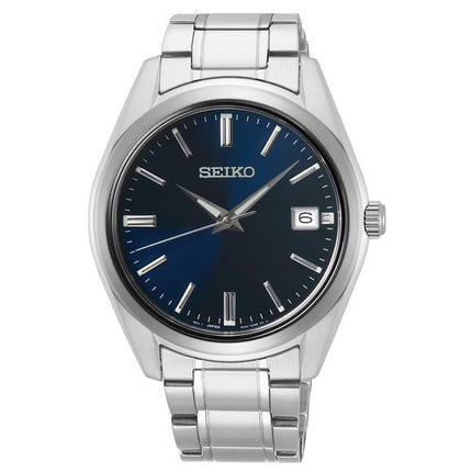 Seiko Men's Watch - Core Stainless Steel Case Blue Dial Date Bracelet | SUR309P1 ,