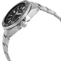 Seiko Men's Watch - Prospex Black Dial Silver Stainless Steel Bracelet | SRPF03K1 ,