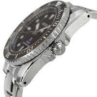 Seiko Men's Watch - Prospex Solar Brown Dial Steel Bracelet Rotating Bezel | SNE571P1 ,