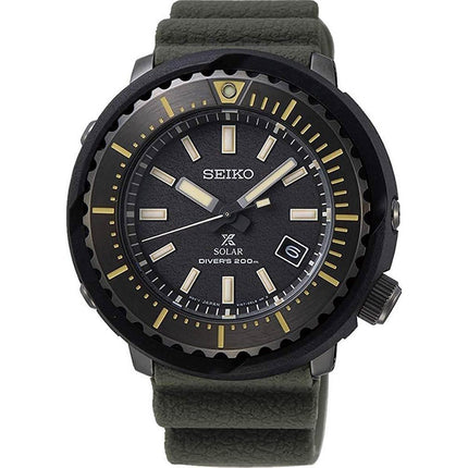 Seiko Men's Watch - Prospex Solar Powered Quartz Military Green Strap | SNE543P1 ,