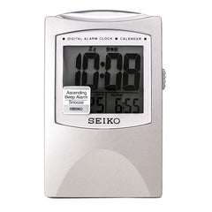 Seiko QHL005SLH Get Up And Glow Travel Alarm Clock