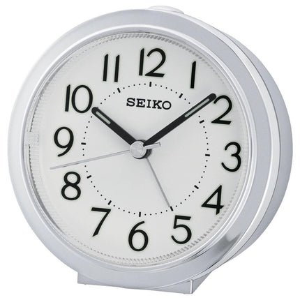 Seiko Quartz Alarm Clock - Sussex Silver Tone | QHE146SLH ,