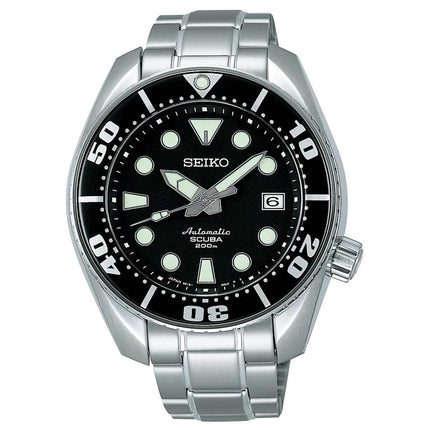 Seiko SBDC001 Men's X Prospex Scuba Black Dial Steel Bracelet Automatic Dive Watch ,