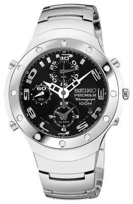 Seiko SDWG43 Men's Premier Chronograph Alarm 100M Watch ,