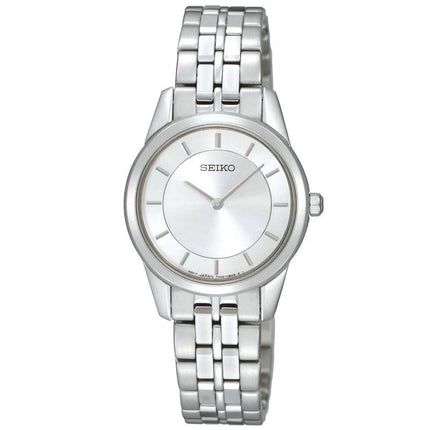 Seiko SFQ827P1 Women's Silver Dial Stainless Steel Bracelet Watch ,