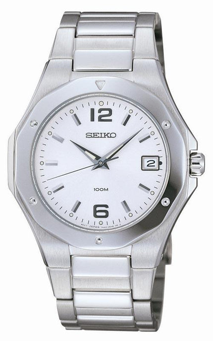 Seiko SGEB83 Men's Stainless Steel Dress Watch ,