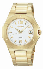 Seiko SGEB90 Men's Gold Plated Dress Watch