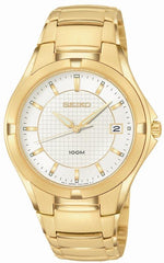 Seiko SGEE02 Men's Gold Plated Dress Watch