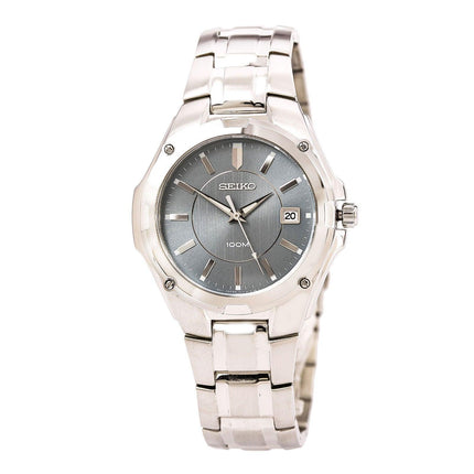 Seiko SGEE59 Men's Dress Grey Dial Stainless Steel Bracelet Watch ,