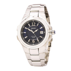 Seiko SGEE67 Men's Coutura Blue Dial Stainless Steel Bracelet Watch