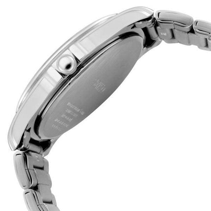 Seiko SGEF21 Men's Stainless Steel Black Dial Quartz Watch ,