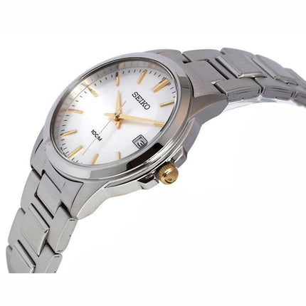 Seiko SGEF53 Men's Silver Tone Dial Stainless Steel Bracelet Watch ,