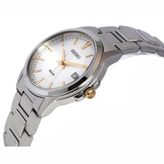 Seiko SGEF53 Men's Silver Tone Dial Stainless Steel Bracelet Watch