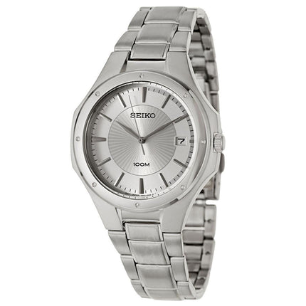 Seiko SGEF59P1 Men's Silver Dial Stainless Steel Bracelet Watch ,