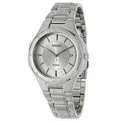 Seiko SGEF59P1 Men's Silver Dial Stainless Steel Bracelet Watch