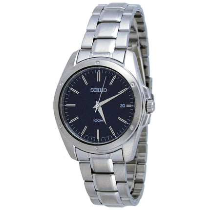 Seiko SGEF93 Men's Blue Dial Stainless Steel Bracelet Watch ,