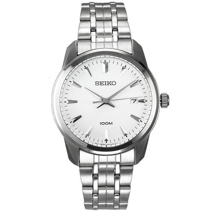 Seiko SGEF99 Men's Dress White Dial Stainless Steel Bracelet Analog Watch ,