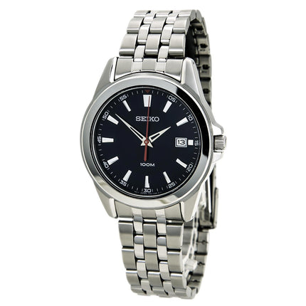 Seiko SGEG87 Men's Blue Dial Stainless Steel Bracelet Quartz Watch ,