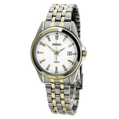 Seiko SGEG88 Men's Silver Dial Two Tone Steel Bracelet Quartz Watch