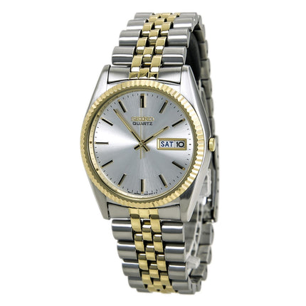 Seiko SGF204 Men's Day Date Quartz Dress Two Tone Watch ,