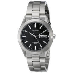 Seiko SGG707 Men's Grey Dial Titanium Bracelet Watch