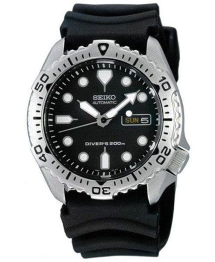 Seiko SKX171 Men's Automatic Black Dial Rubber Strap Dive Watch ,