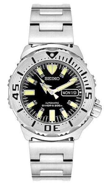 Seiko SKX779K Men's Automatic Stainless Steel Black Dial Dive Watch ,