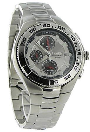 Seiko SNA625P1 Men's Alarm Chronograph Watch ,